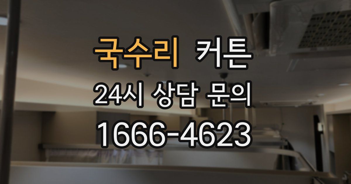 국수리 커튼
