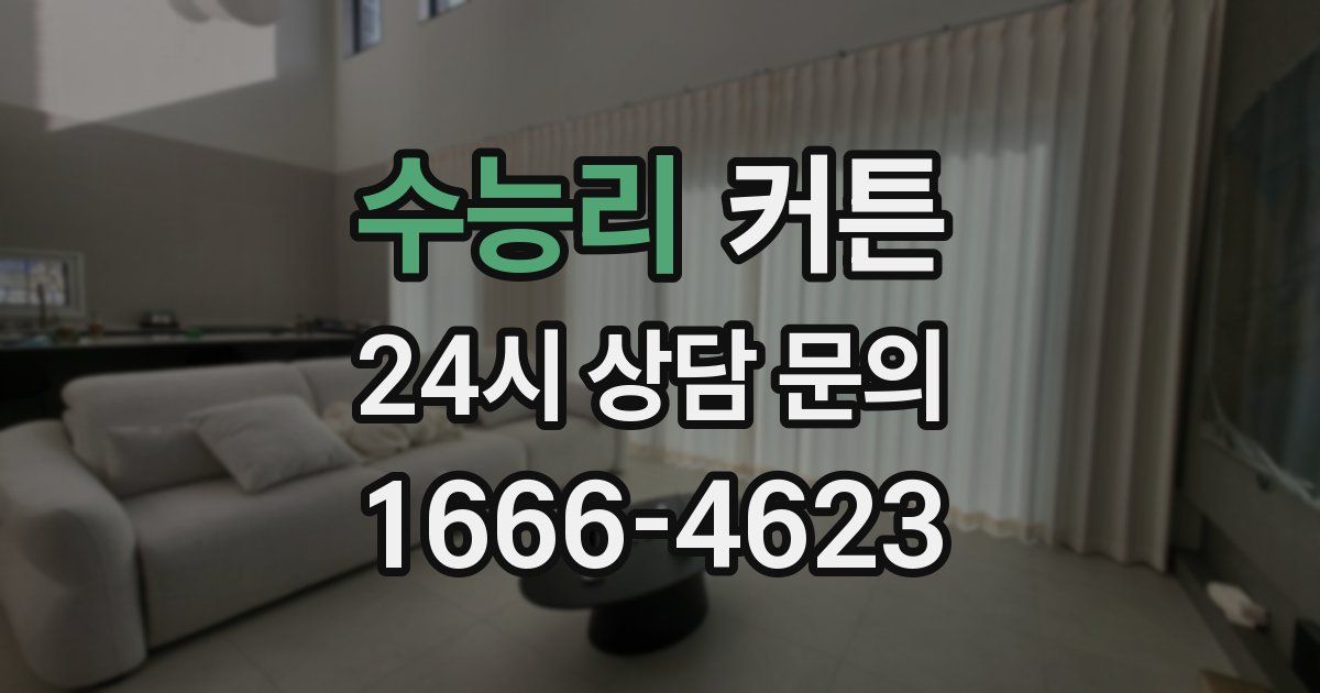 수능리 커튼