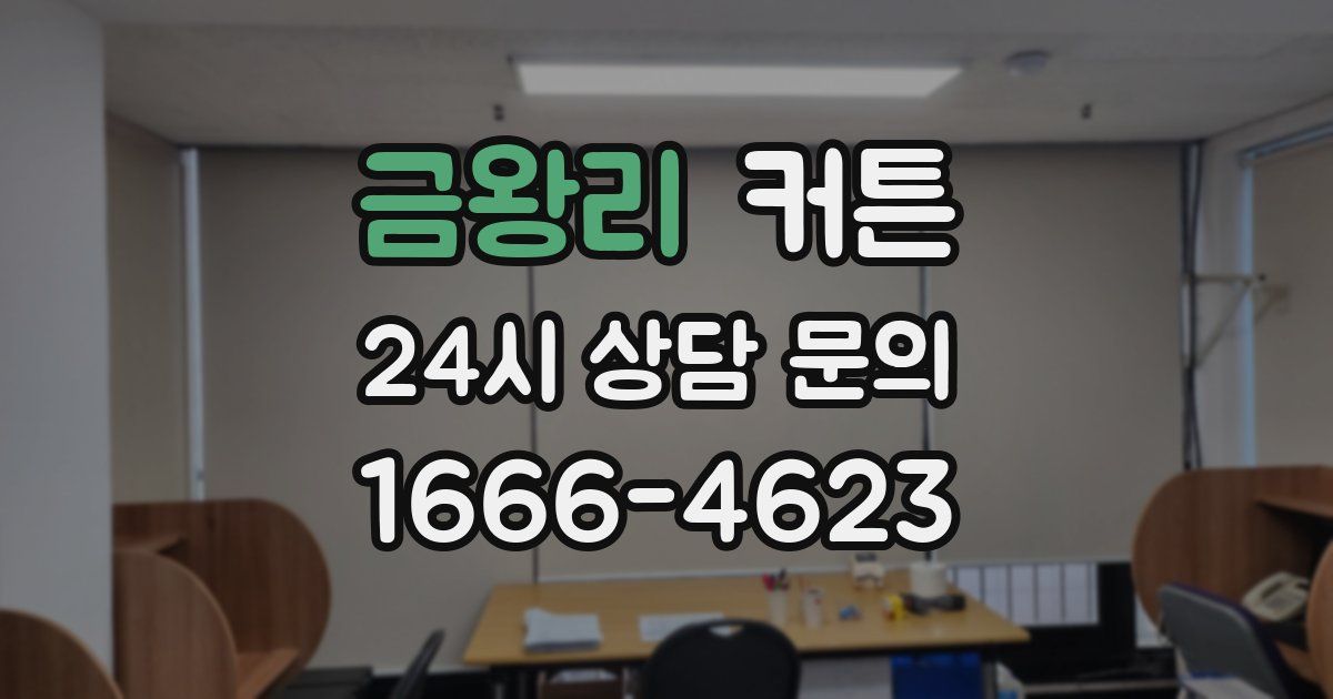 금왕리 커튼