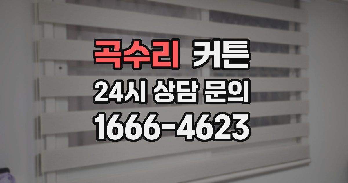 곡수리 커튼