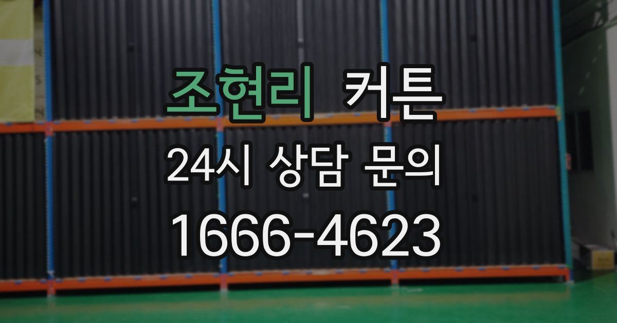 조현리 커튼
