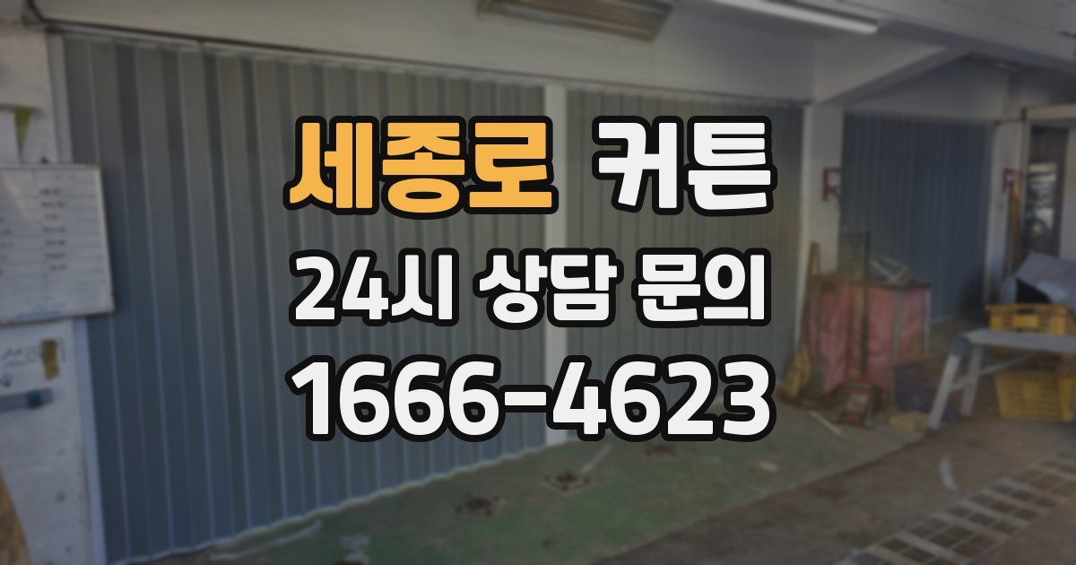 세종로 커튼