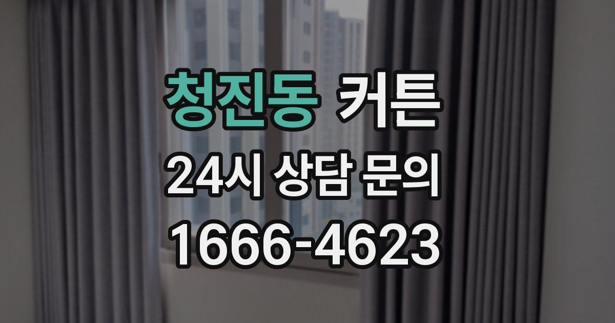 청진동 커튼