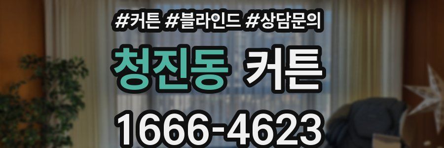 청진동 커튼