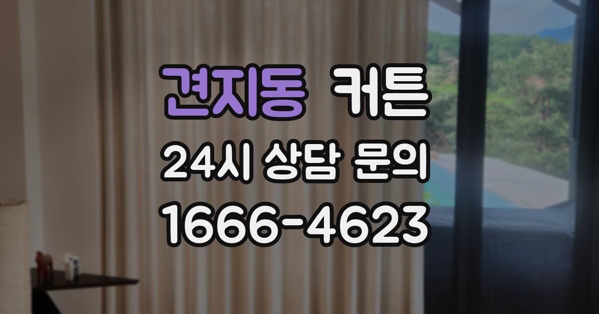 견지동 커튼