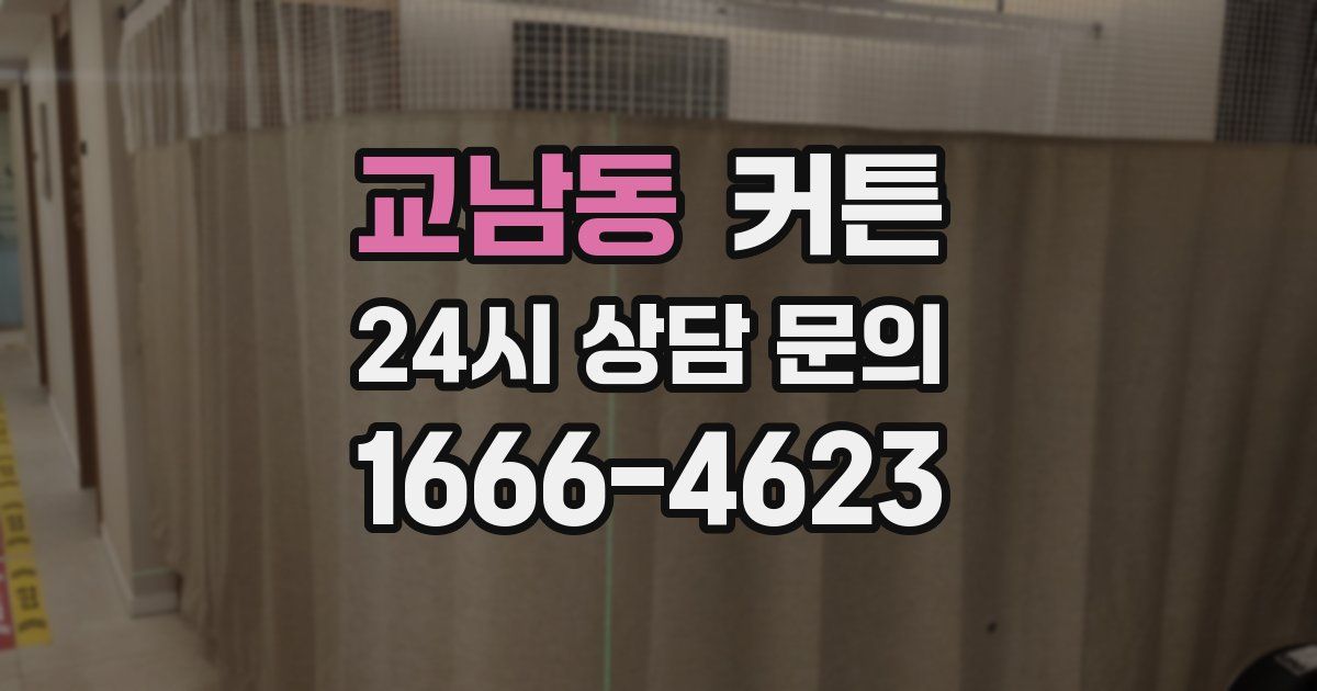 교남동 커튼