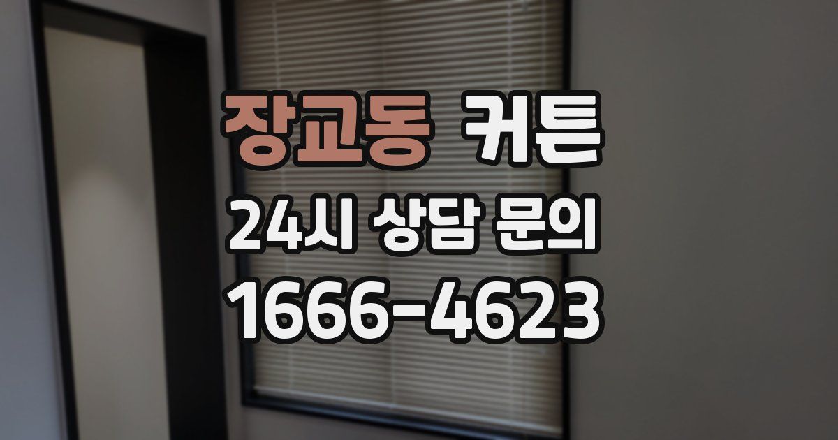 장교동 커튼