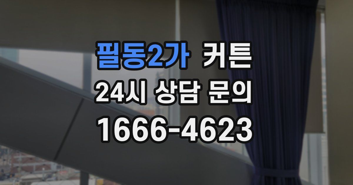 필동2가 커튼