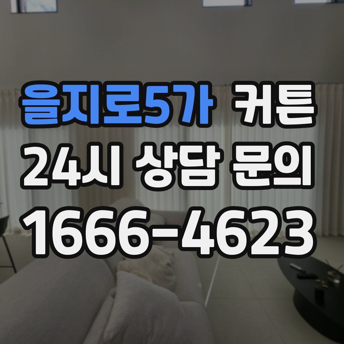 을지로5가 커튼