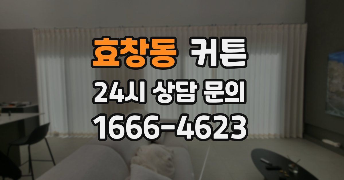 효창동 커튼