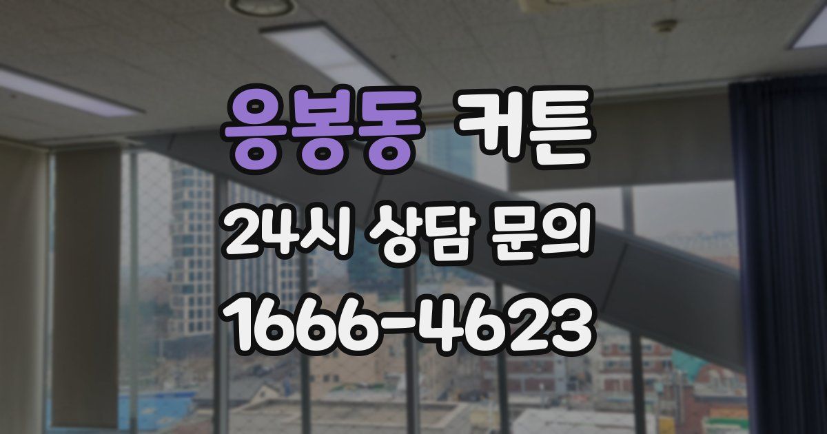 응봉동 커튼
