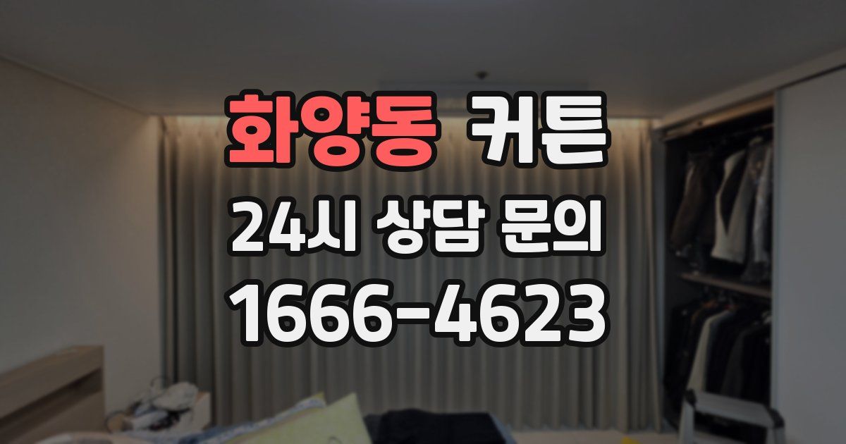 화양동 커튼