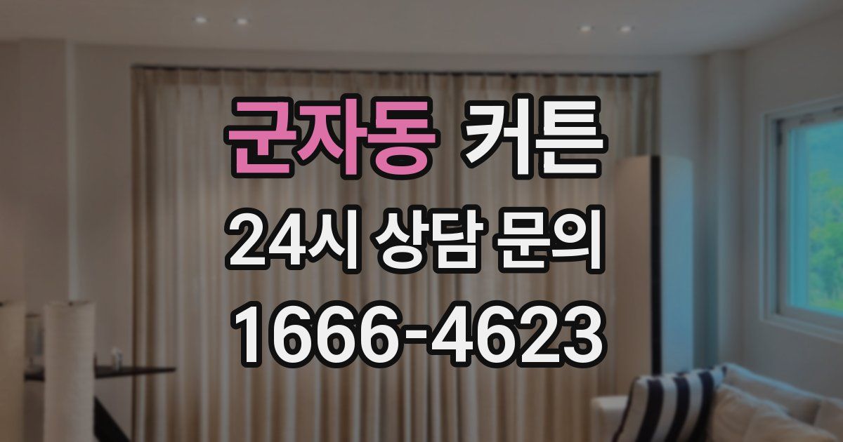 군자동 커튼