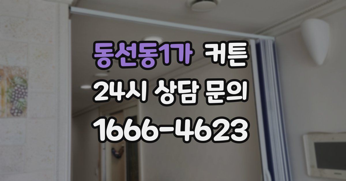 동선동1가 커튼