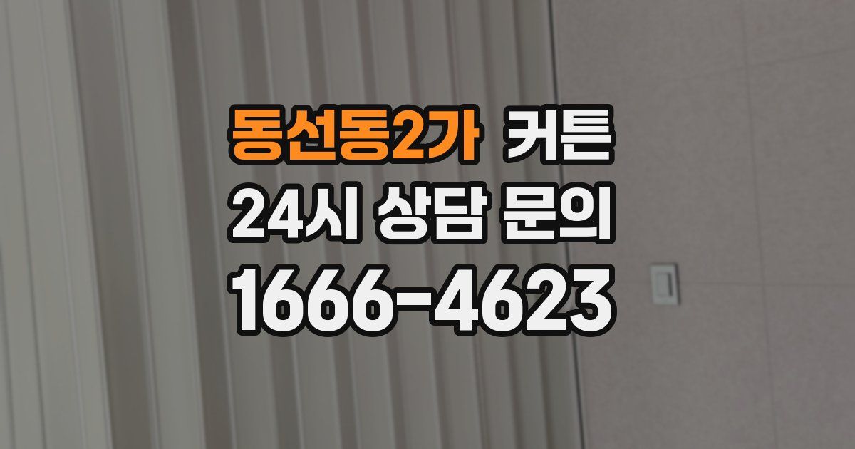 동선동2가 커튼