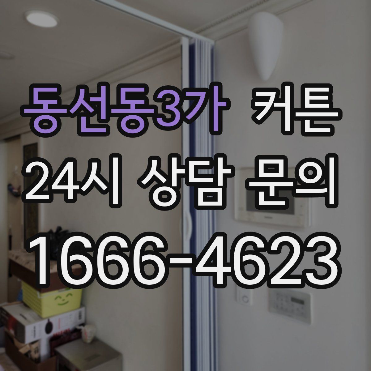 동선동3가 커튼