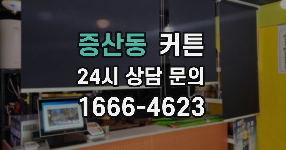 증산동 커튼