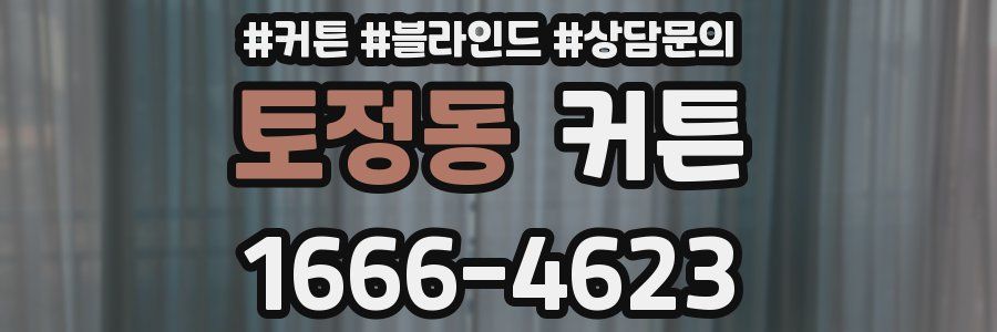토정동 커튼