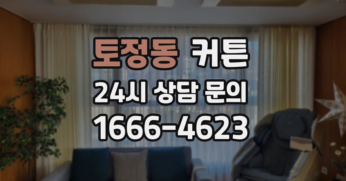 토정동 커튼