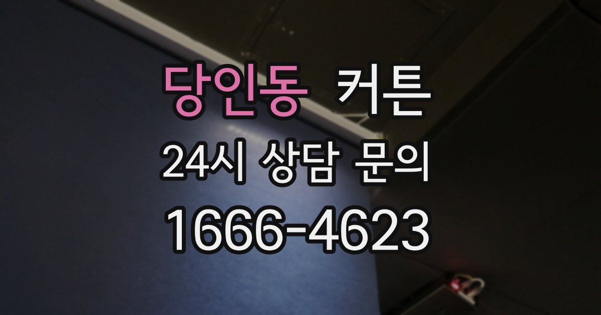 당인동 커튼
