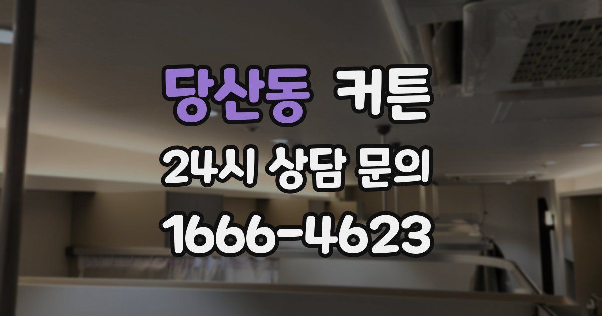 당산동 커튼