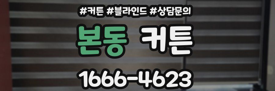 본동 커튼