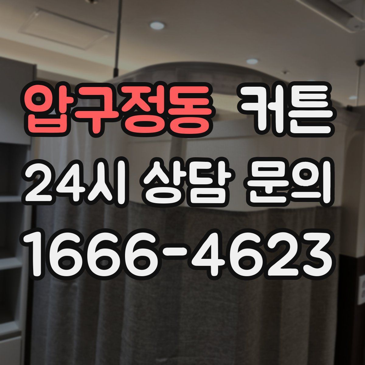 압구정동 커튼