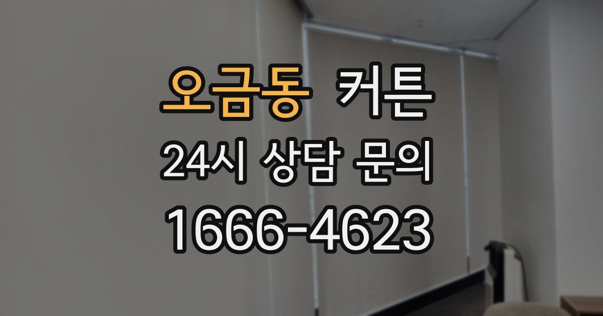 오금동 커튼