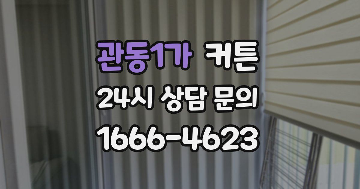 관동1가 커튼