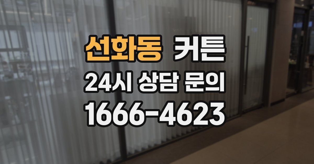선화동 커튼