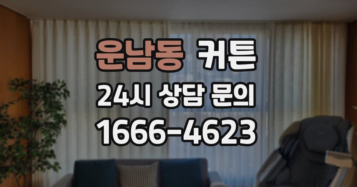 운남동 커튼