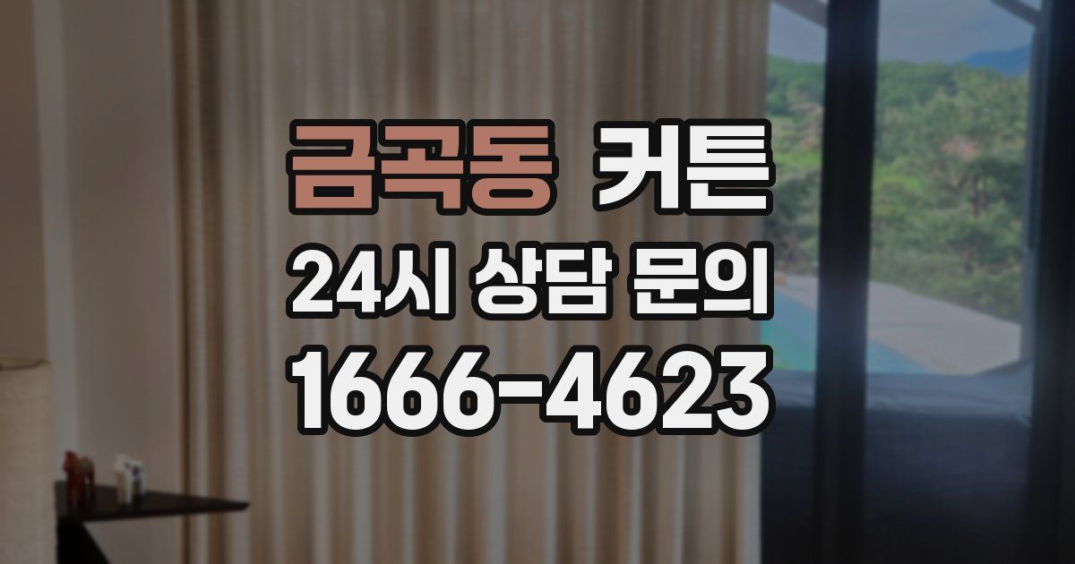 금곡동 커튼