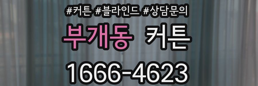 부개동 커튼