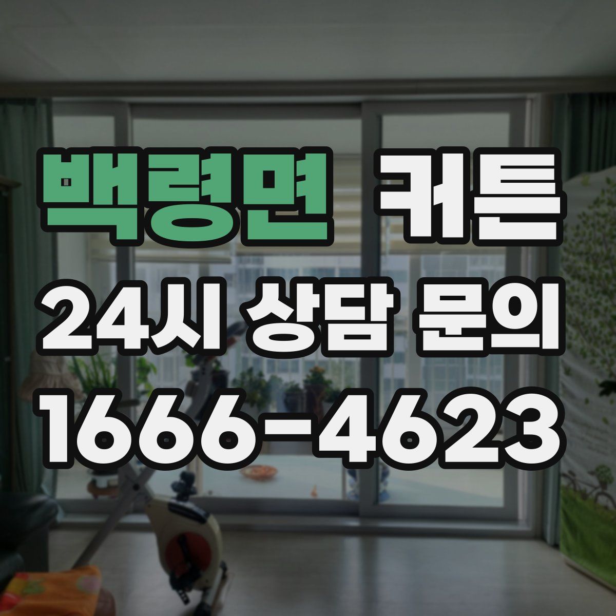 백령면 커튼