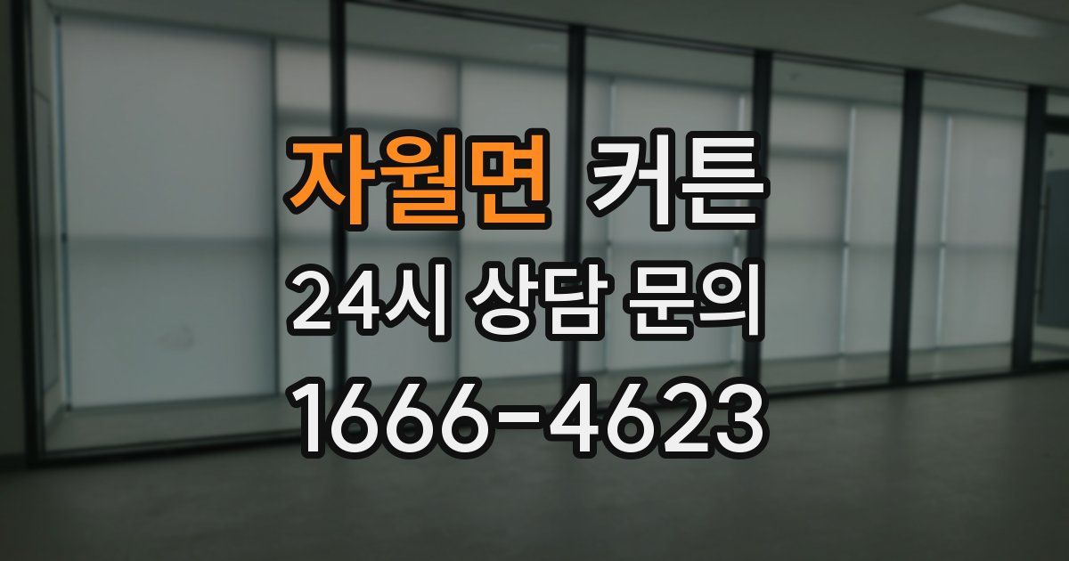 자월면 커튼