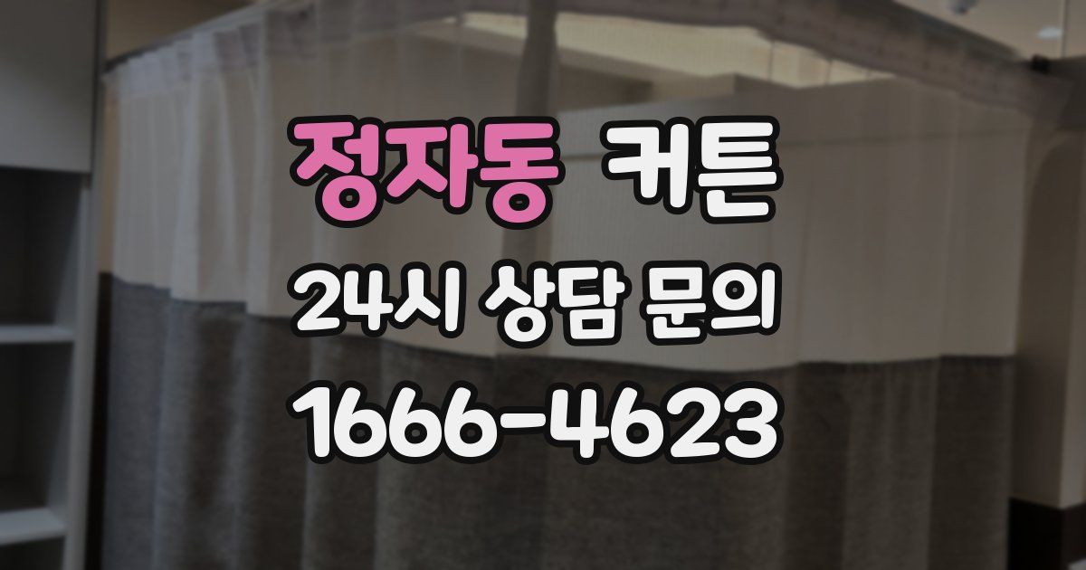 정자동 커튼