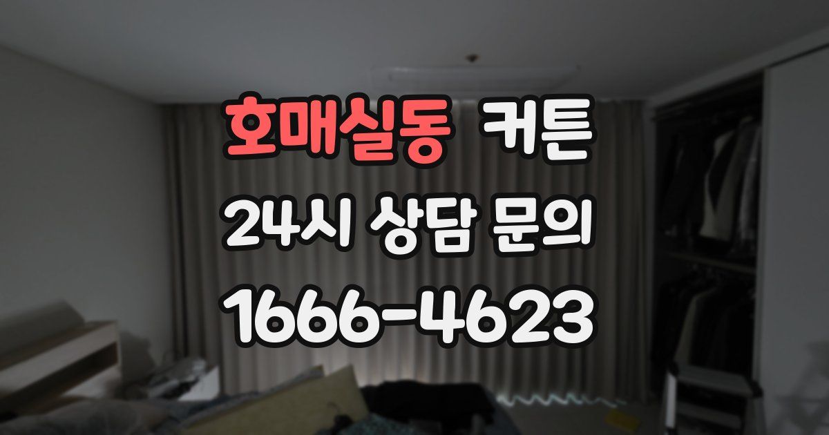 호매실동 커튼