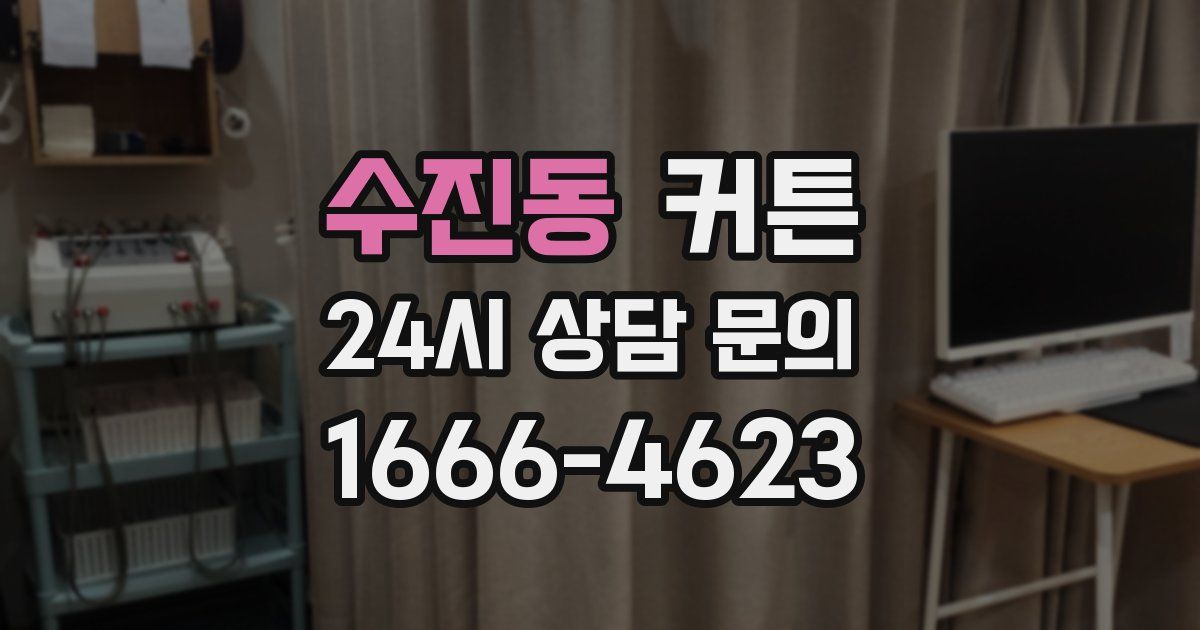수진동 커튼