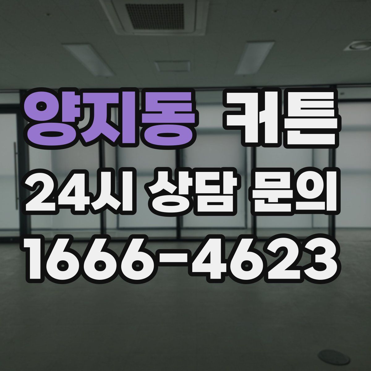 양지동 커튼