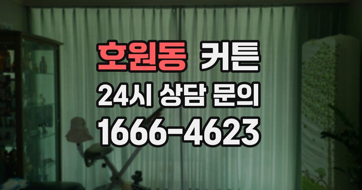 호원동 커튼