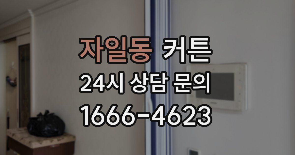 자일동 커튼
