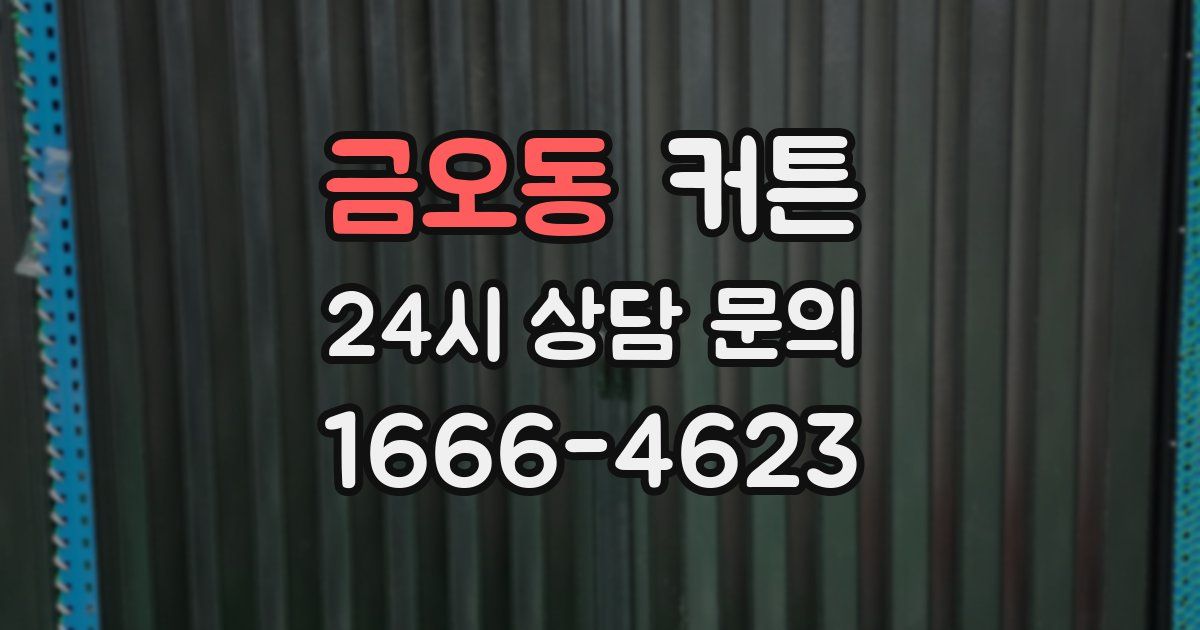 금오동 커튼