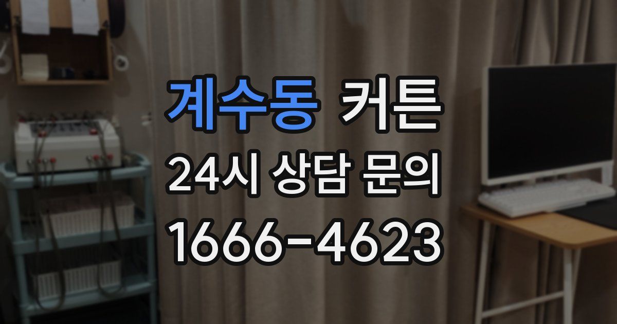 계수동 커튼