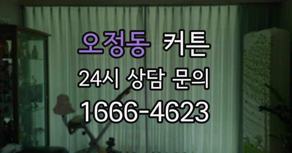 오정동 커튼