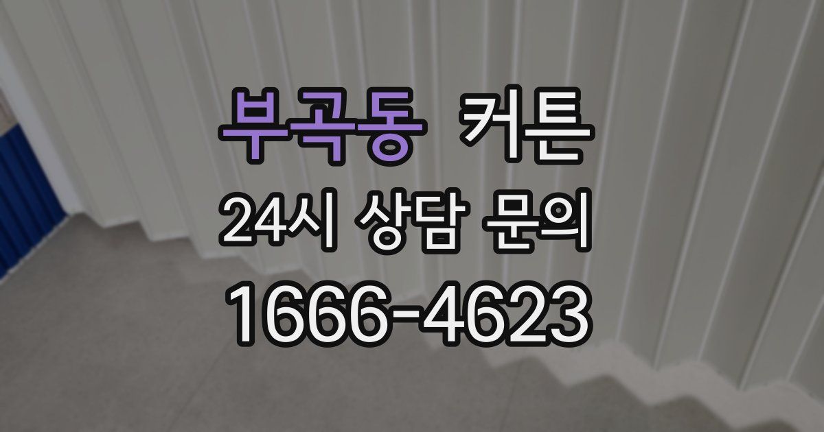 부곡동 커튼