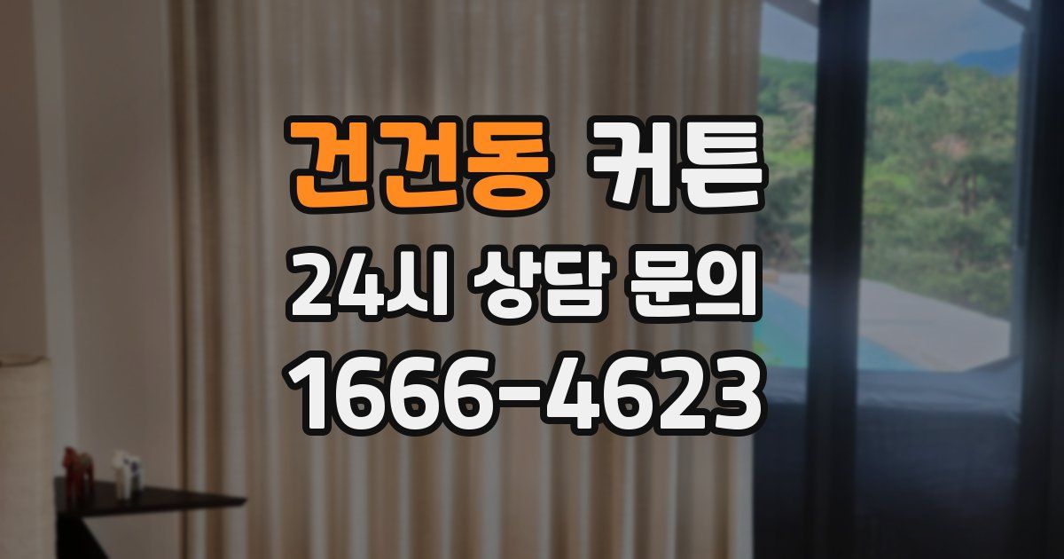 건건동 커튼