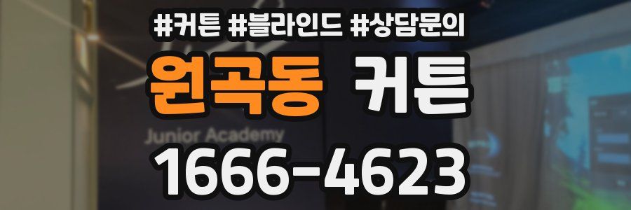 원곡동 커튼