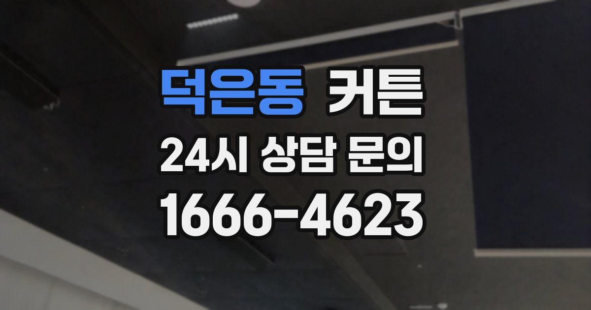 덕은동 커튼