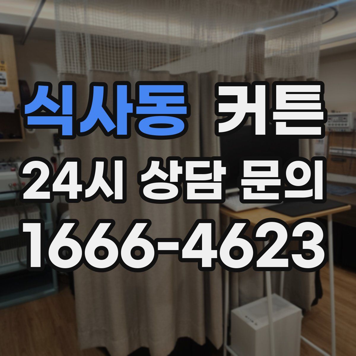 식사동 커튼