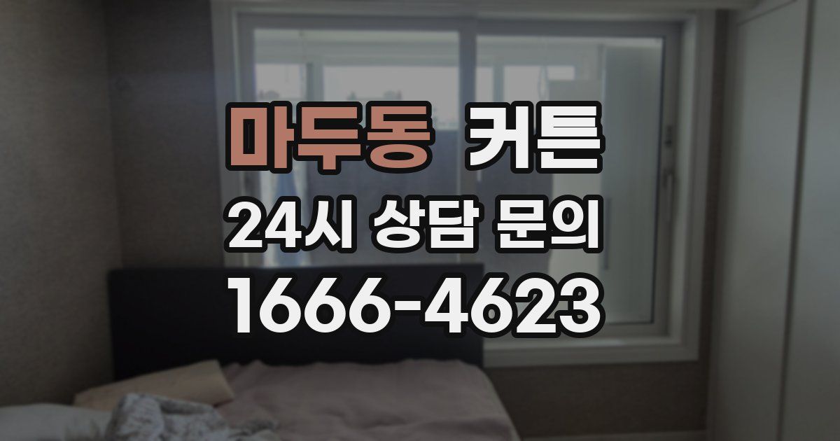 마두동 커튼